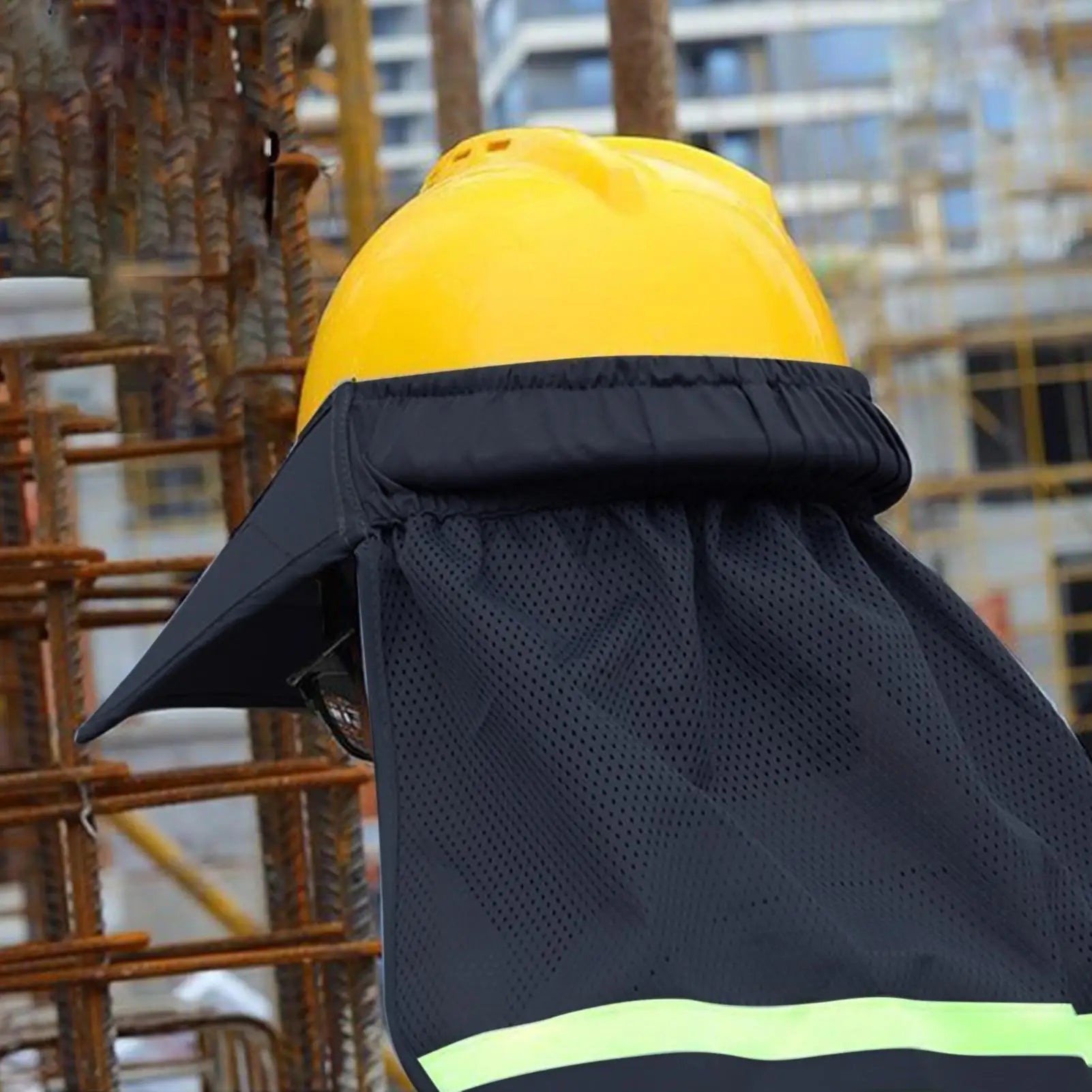 NeckGuard™ Helmet Shade [Protección Ligera para Largas Jornadas]