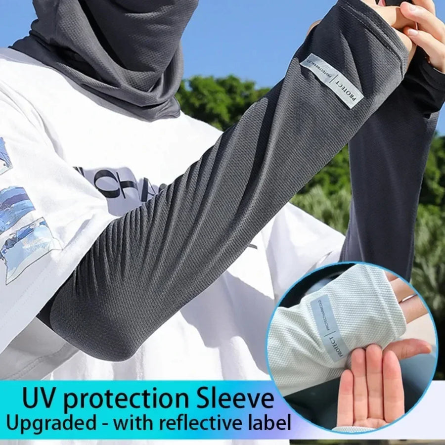 2 pares de manguitos de protección solar refrescantes UPF50+