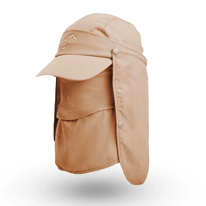 WORK UP® SunShield Pro™ |  Gorra de Protección Solar Integral UPF50+