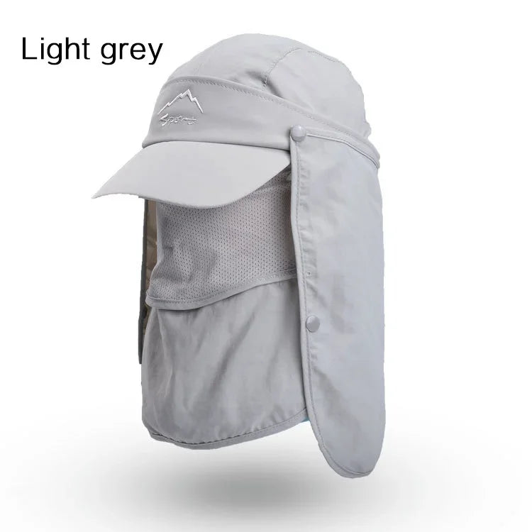 WORK UP® SunShield Pro™ |  Gorra de Protección Solar Integral UPF50+