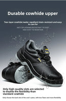 Labor Protection Shoes for Men Anti Smashing Anti Piercing Anti Odor Thick Wear-resistant ConstructionSiteSafetyShoes Work Shoes