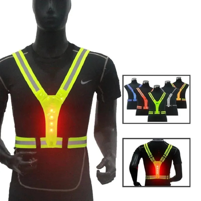LumiGuard® LED Safety Vest [Visibilidad Activa Día y Noche]