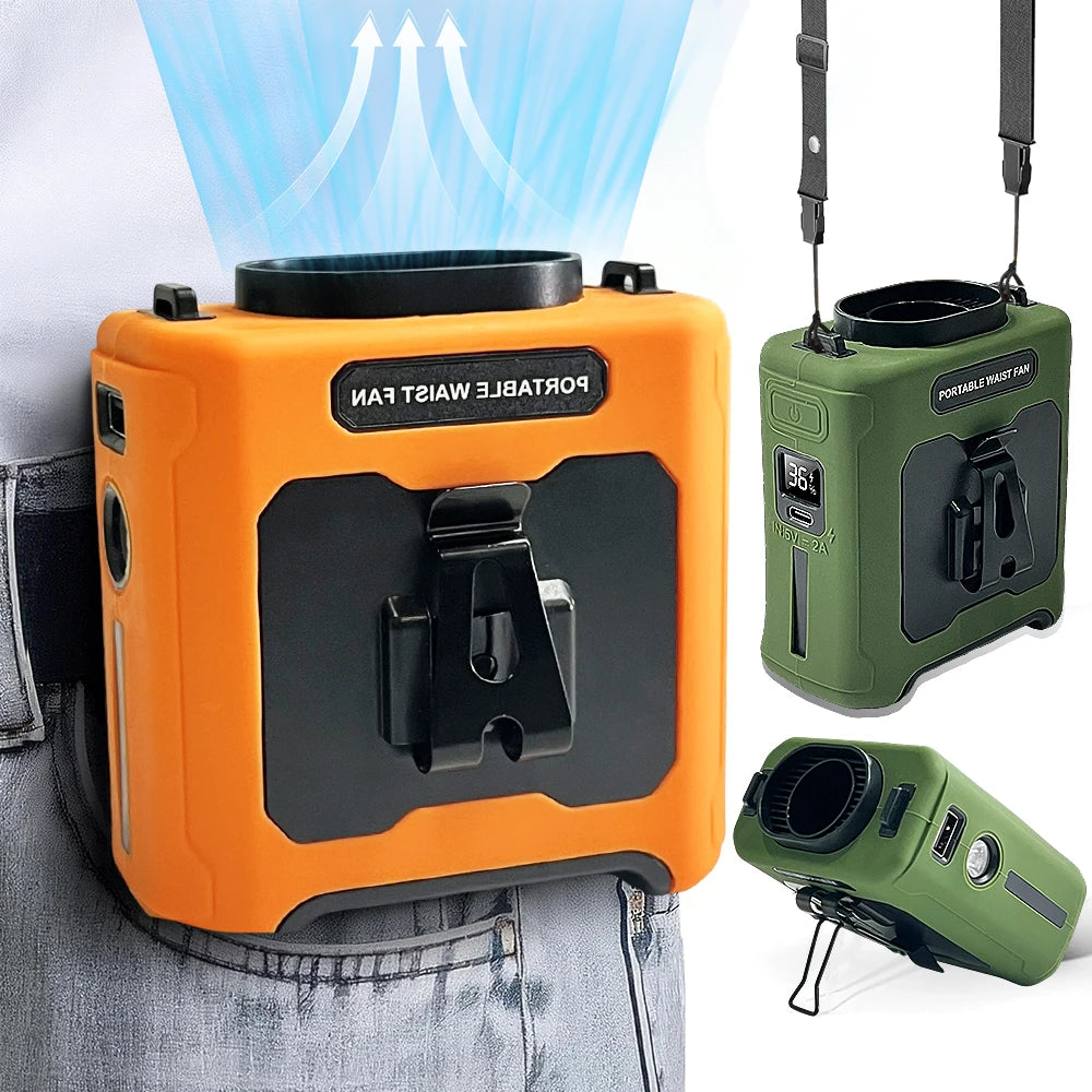 HeatShield Ultra® Waist Fan 20.000 mAh [Máxima Refrigeración para Trabajo Pesado]