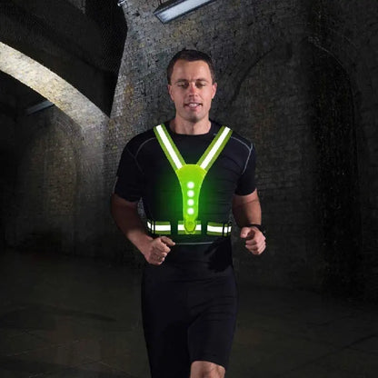 LumiGuard® LED Safety Vest [Visibilidad Activa Día y Noche]