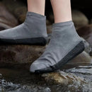 1 Pair Latex Waterproof Shoe Covers Anti-Slip Reusable for Outdoor Travel Rainy Day Unisex Overshoes Foot Protectors