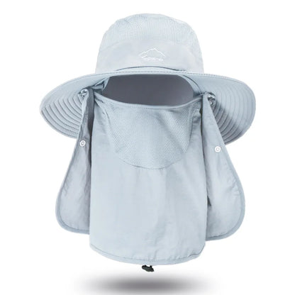 WORK UP® SolarShield Max™| Sombrero Profesional de Cobertura Extendida UPF50+