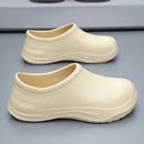 Chef's Shoes for Men and Women, Autumn Kitchen-Specific Waterproof, Non-Slip, Oil-Resistant, Wear-Resistant Slip-On Work Safety Shoes