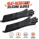(1 und) Guante de Horno Profesional Extra Larga de Silicona 45/50cm