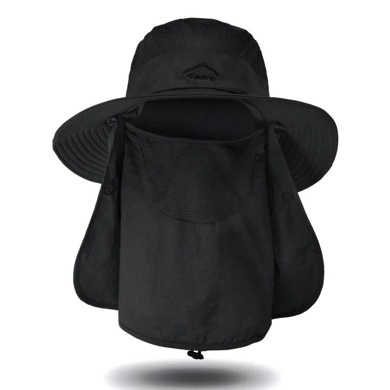WORK UP® SolarShield Max™| Sombrero Profesional de Cobertura Extendida UPF50+