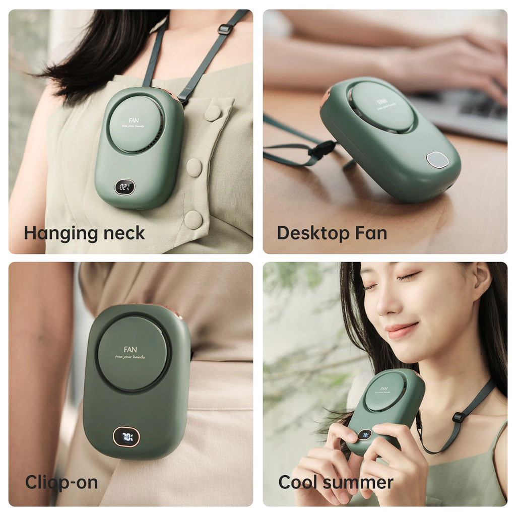 AirLite® Neck Fan [Frescura Ligera Todo el Día]