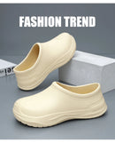Chef's Shoes for Men and Women, Autumn Kitchen-Specific Waterproof, Non-Slip, Oil-Resistant, Wear-Resistant Slip-On Work Safety Shoes