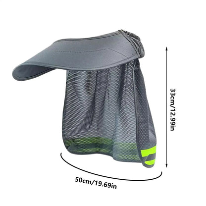 NeckGuard™ Helmet Shade [Protección Ligera para Largas Jornadas]