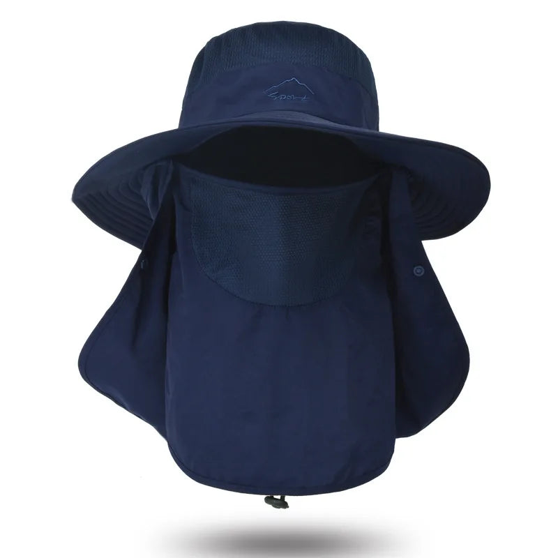 WORK UP® SolarShield Max™| Sombrero Profesional de Cobertura Extendida UPF50+