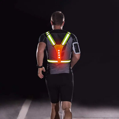 LumiGuard® LED Safety Vest [Visibilidad Activa Día y Noche]