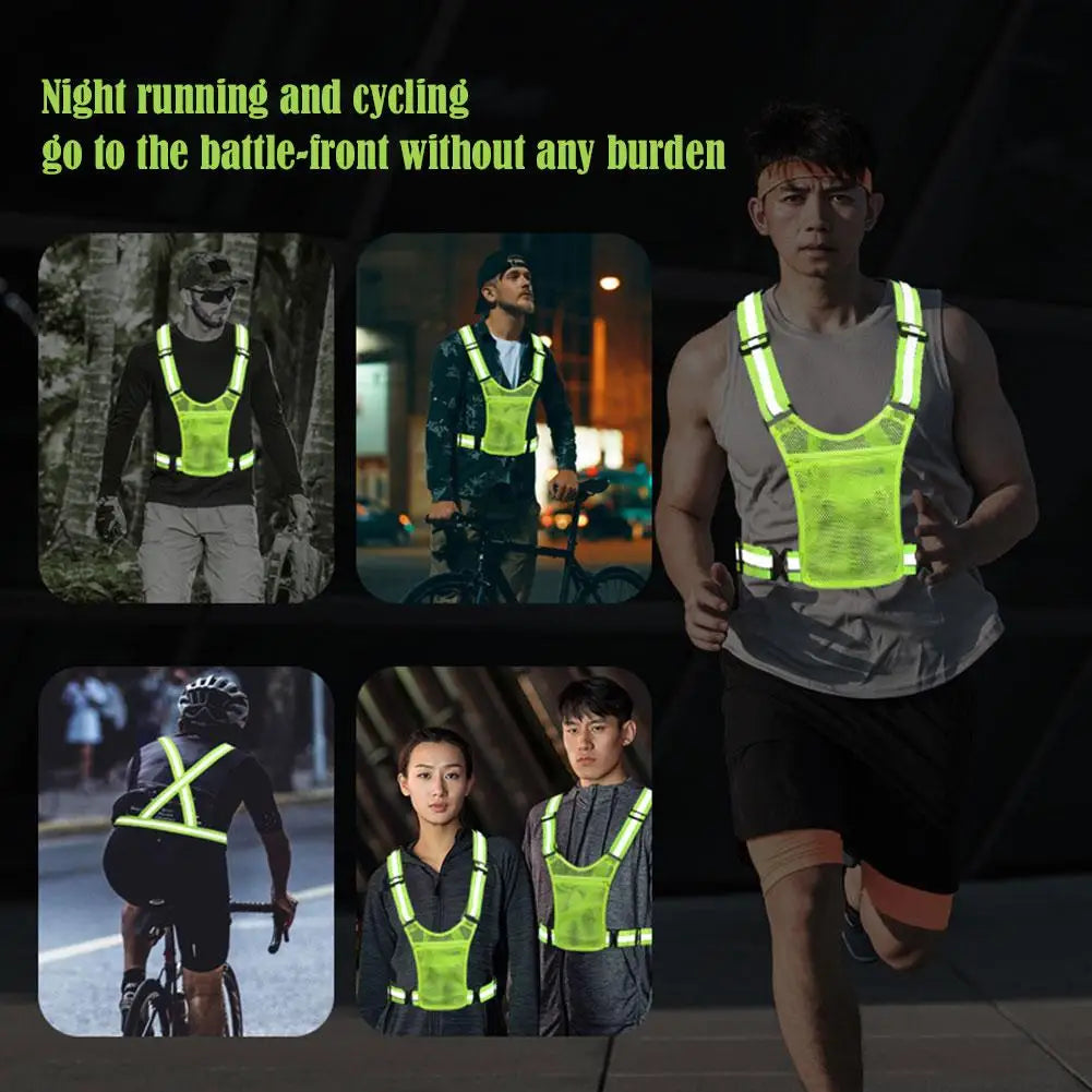 FlashGuard® Reflective Harness [Visibilidad Ligera en Movimiento]