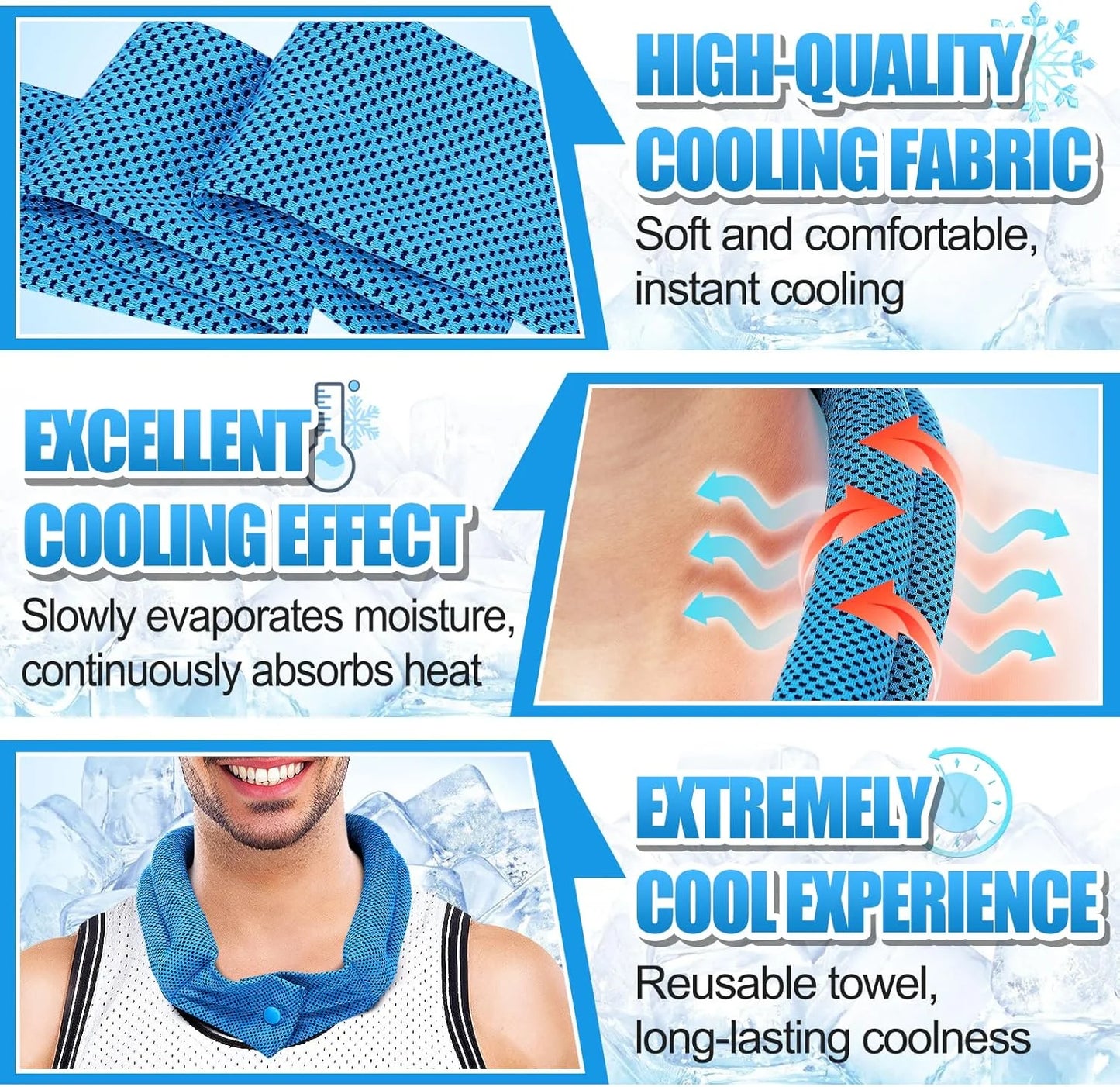FrostFlex® Cooling Neck Wrap  [Frescura Prolongada Bajo el Sol]