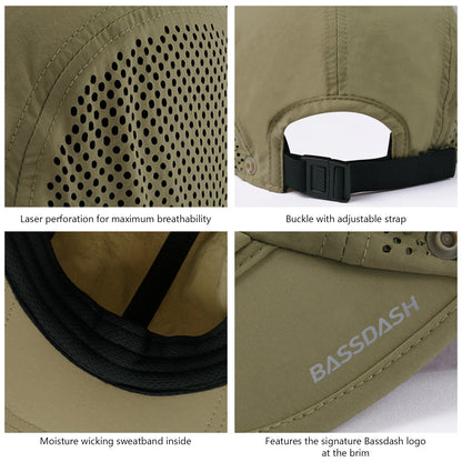 WORK UP® TrailGuard Elite™ | Sombrero Outdoor Plegable UPF50+