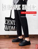 Men's Kitchen Working Shoes Non-slip Waterproof Chef Shoes  Fashion Men Casual Work Shoes Outdoor Water Shoes Plus Size 40-47