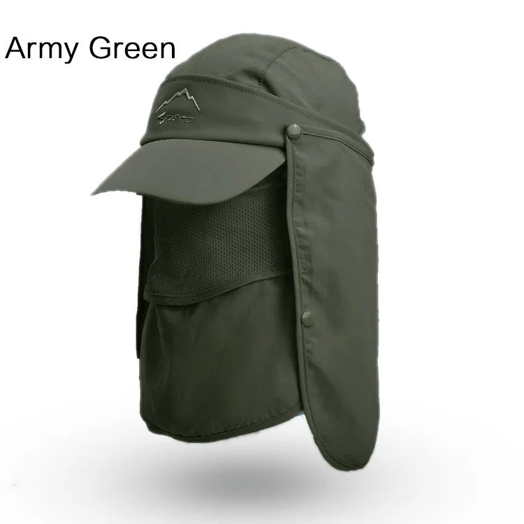 WORK UP® SunShield Pro™ |  Gorra de Protección Solar Integral UPF50+