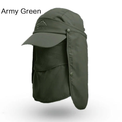 WORK UP® SunShield Pro™ |  Gorra de Protección Solar Integral UPF50+