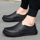 Men's Chef Shoes Anti Slip Oil Resistant Dirt Resistant Kitchen Shoes Work Shoes Quick Drying Rain Shoes Large Size Breath Clogs