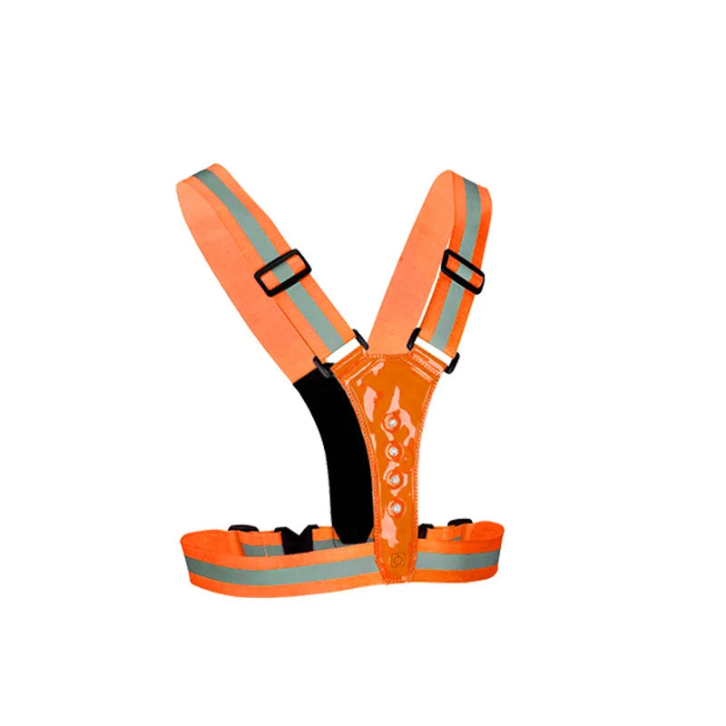 LumiGuard® LED Safety Vest [Visibilidad Activa Día y Noche]
