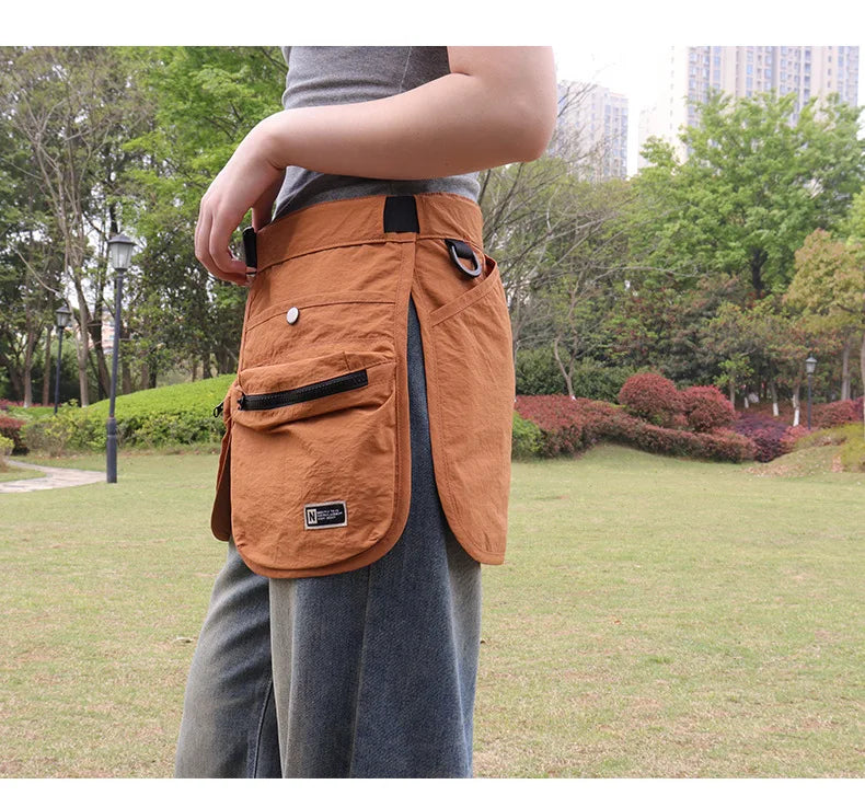 Delantal de Cintura Impermeable Multi-Bolsillos