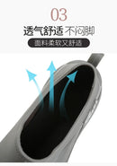 2026Simple Style Outdoor Work Commute Fishing Kitchen Non-Slip Waterproof Men's Flat-Soled High-Quality Rubber Boots Rain Boots