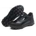 Men's Steel Toe Lightweight Work Shoes Microfiber Leather All Season Anti Smashing AntiStab Low Top Labor Protection Footwear