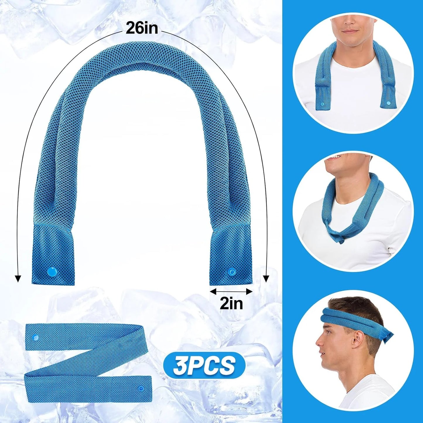 FrostFlex® Cooling Neck Wrap  [Frescura Prolongada Bajo el Sol]