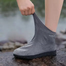 1 Pair Latex Waterproof Shoe Covers Anti-Slip Reusable for Outdoor Travel Rainy Day Unisex Overshoes Foot Protectors