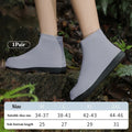 1 Pair Latex Waterproof Shoe Covers Anti-Slip Reusable for Outdoor Travel Rainy Day Unisex Overshoes Foot Protectors
