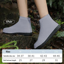 1 Pair Latex Waterproof Shoe Covers Anti-Slip Reusable for Outdoor Travel Rainy Day Unisex Overshoes Foot Protectors