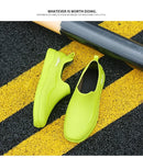 2026Simple Style Outdoor Work Commute Fishing Kitchen Non-Slip Waterproof Men's Flat-Soled High-Quality Rubber Boots Rain Boots