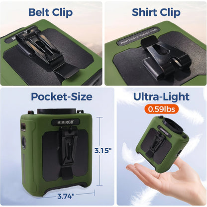 HeatShield Ultra® Waist Fan [Máxima Refrigeración para Trabajo Pesado]