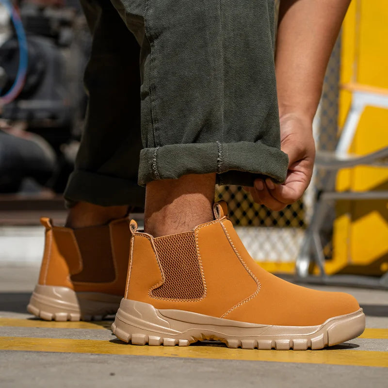 WorkUp® SafeClick Pro™ Botas de Seguridad [Blindaje Anti-Perforación y Punta de Acero]