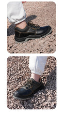 Anti-Smashing Anti-Piercing Labor Protection Shoes New Style Slip-Resistant Wear-Resistant Oil-Resistant Safety Work Footwear