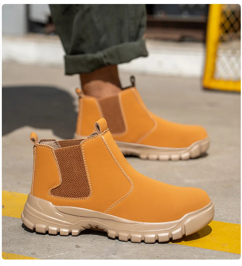 WorkUp® SafeClick Pro™ Botas de Seguridad [Blindaje Anti-Perforación y Punta de Acero]