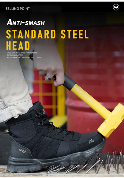WorkUp® Titan Pro™ Calzado de Seguridad [Protección de Kevlar y Punta de Acero].