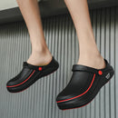 Men Sandals Garden Clogs Waterproof Anti-Slip Oil-Resistant Chef Shoes Comfortable  Slippers Women Workers Outdoor Fishing Shoes