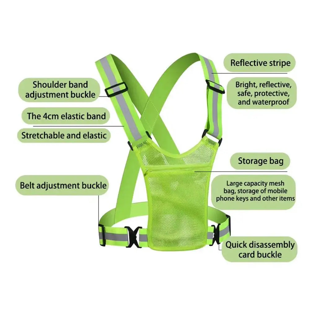 FlashGuard® Reflective Harness [Visibilidad Ligera en Movimiento]