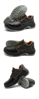 Anti-Smashing Anti-Piercing Labor Protection Shoes New Style Slip-Resistant Wear-Resistant Oil-Resistant Safety Work Footwear