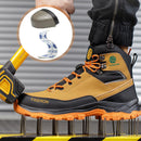 Steel Toe Safety Shoes Work Boots For Men Shoes Work Sneakers Anti-Smash Puncture-Proof Indestructible Construction Shoes