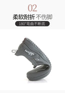 2026Simple Style Outdoor Work Commute Fishing Kitchen Non-Slip Waterproof Men's Flat-Soled High-Quality Rubber Boots Rain Boots
