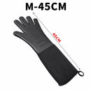 (1 und) Guante de Horno Profesional Extra Larga de Silicona 45/50cm