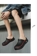 Men Sandals Garden Clogs Waterproof Anti-Slip Oil-Resistant Chef Shoes Comfortable  Slippers Women Workers Outdoor Fishing Shoes