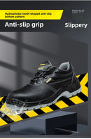 Labor Protection Shoes for Men Anti Smashing Anti Piercing Anti Odor Thick Wear-resistant ConstructionSiteSafetyShoes Work Shoes