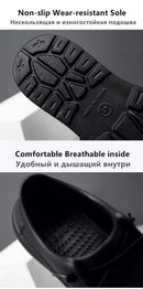 Men's Kitchen Working Shoes Non-slip Waterproof Chef Shoes  Fashion Men Casual Work Shoes Outdoor Water Shoes Plus Size 40-47