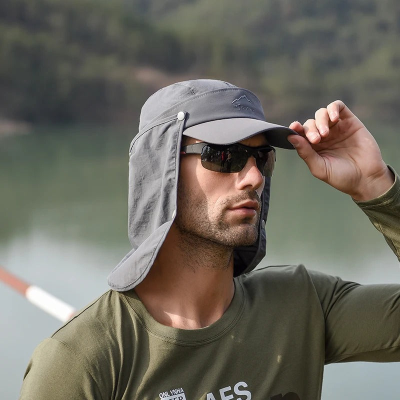 WORK UP® SunShield Pro™ |  Gorra de Protección Solar Integral UPF50+